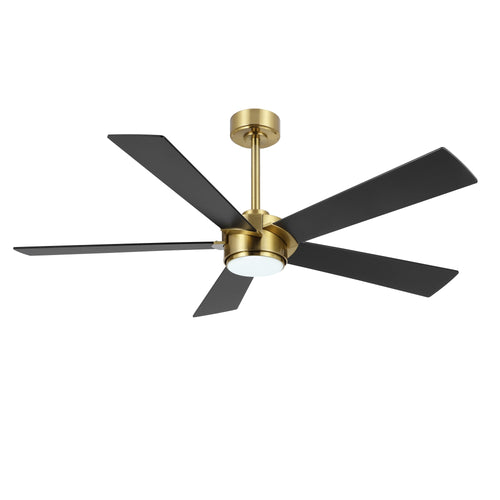 LumiWood | 54" Wood Blades Ceiling Fan with Light