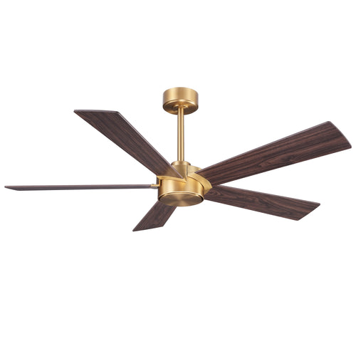 LumiWood | 54" Wood Blades Ceiling Fan