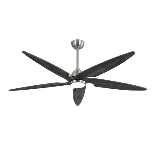 Carvo | 64’’ Wood Blades Ceiling Fan with Light