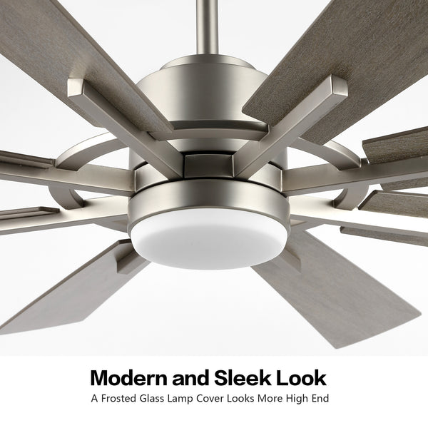 TimberGale | 60" Wood Blades Ceiling Fan with Light