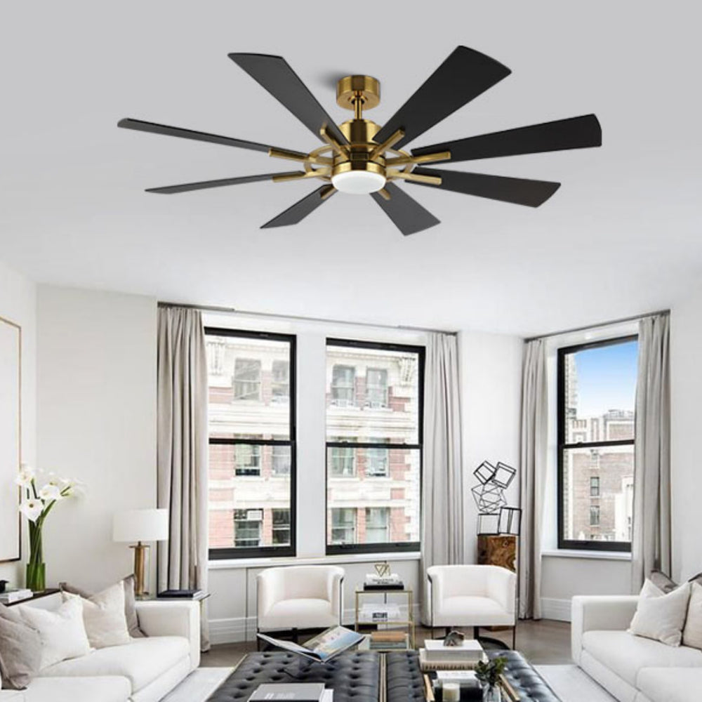 TimberGale | 80" Wood Blades Ceiling Fan with Light