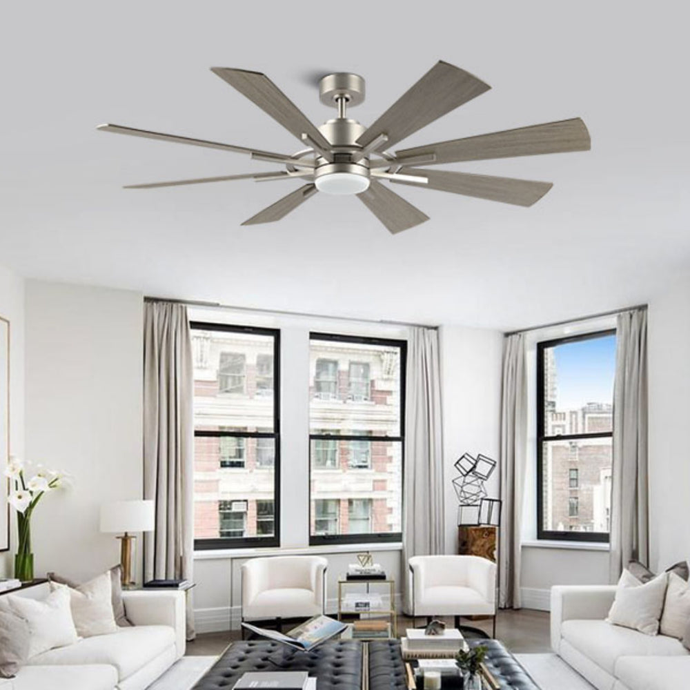 TimberGale | 60" Wood Blades Ceiling Fan with Light