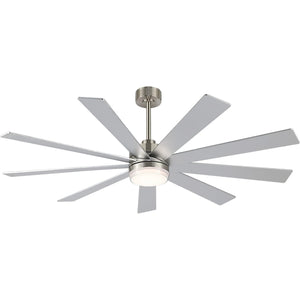 Solara | 72" Wood Ceiling Fan with Light