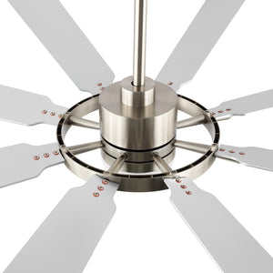 AeroMax | 80" Wood Blades Ceiling Fan with Light