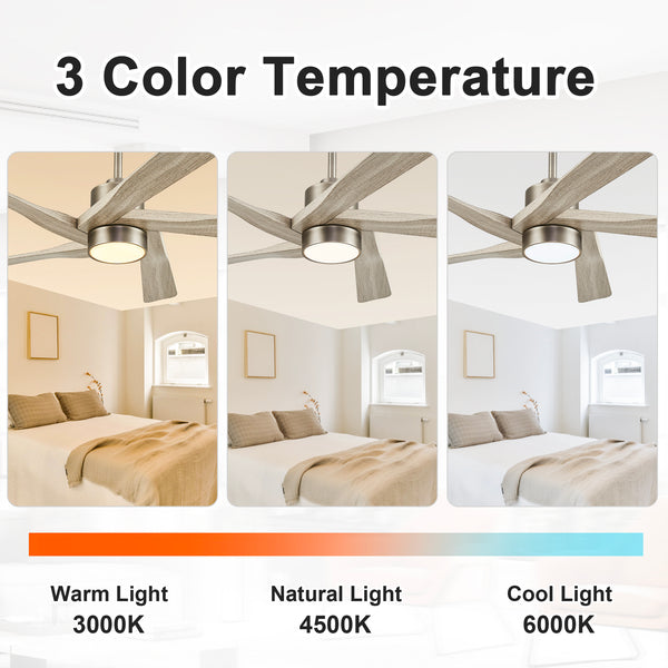 AeroGlow | 64" ABS Ceiling Fan with Light