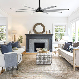 SkySpan | 80" Aluminum Blades Ceiling Fan with Light