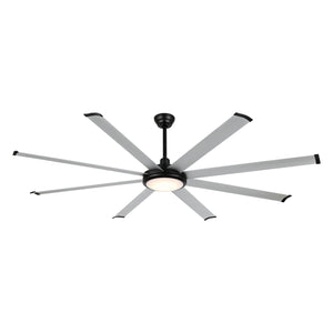 SkySpan | 80" Aluminum Blades Ceiling Fan with Light