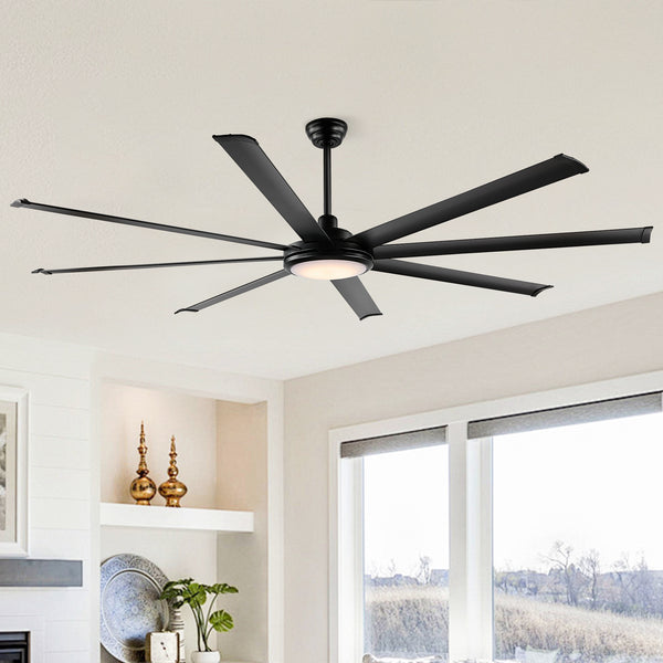 SkySpan | 120" Aluminum Blades Ceiling Fan with Light