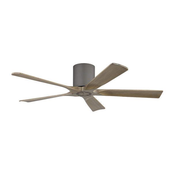 NestWave | 52" Flush Mount Wood Blades Ceiling Fan