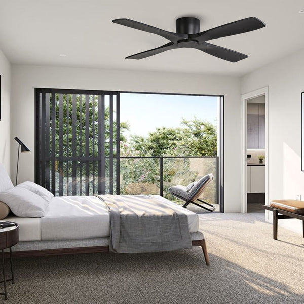 Serenity Air| 48" Flush Mount Wood Blades Ceiling Fan