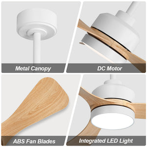 Seltorissa | 42" 3 Blades Ceiling Fan with Light