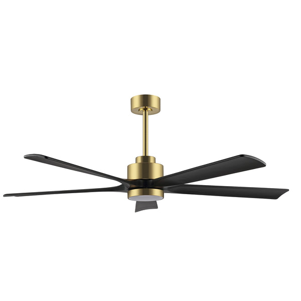 OakMist | 52" Wood Blades Ceiling Fan with Light