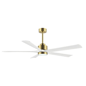 OakMist | 52" Wood Blades Ceiling Fan with Light