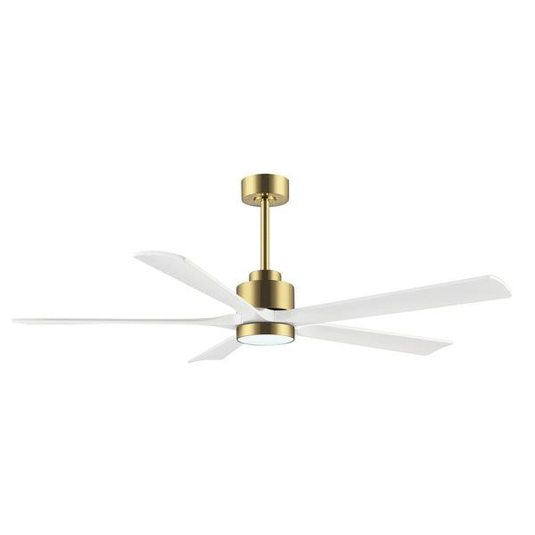 OakMist | 52" Wood Blades Ceiling Fan with Light