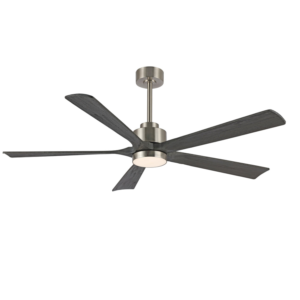 OakMist | 60" Wood Blades Ceiling Fan with Light