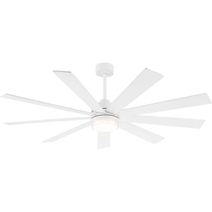 Solara | 64" Wood Ceiling Fan with Light