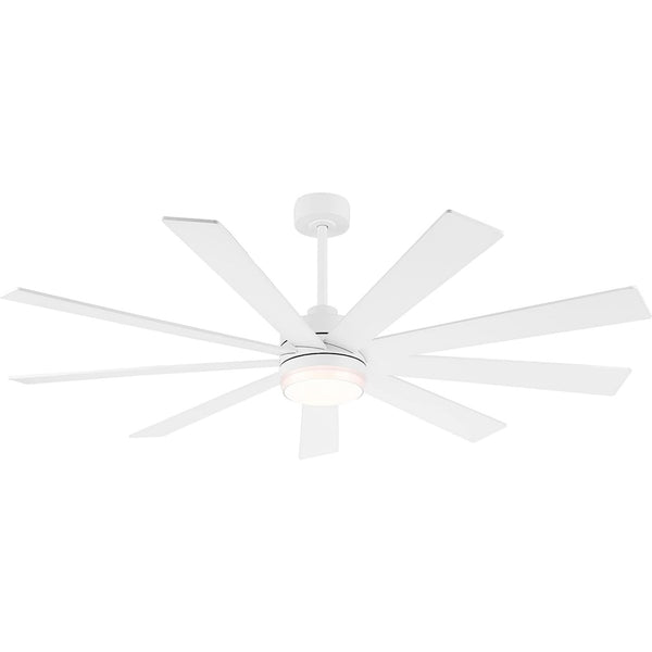 Solara | 64" Wood Ceiling Fan with Light