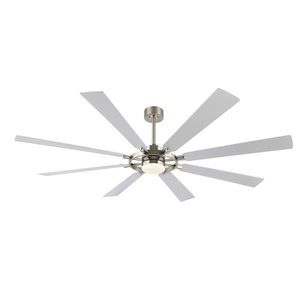 AeroMax | 80" Wood Blades Ceiling Fan with Light