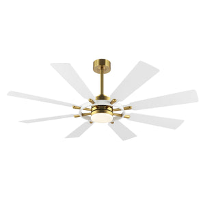 AeroMax | 60" Wood Blades Ceiling Fan with Light