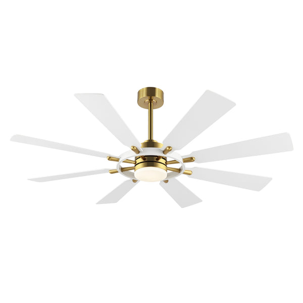 AeroMax | 60" Wood Blades Ceiling Fan with Light