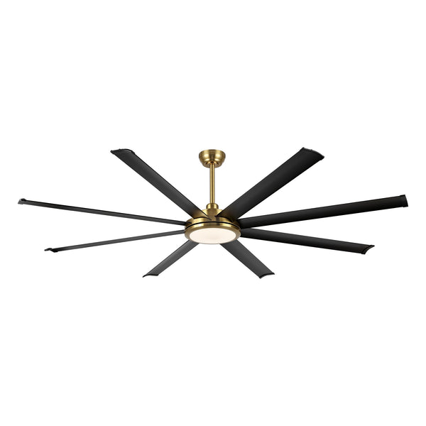 SkySpan | 80" Aluminum Blades Ceiling Fan with Light