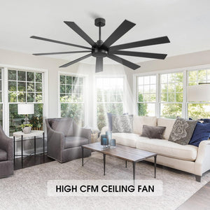 Solara | 72’’ Wood Blades Ceiling Fan