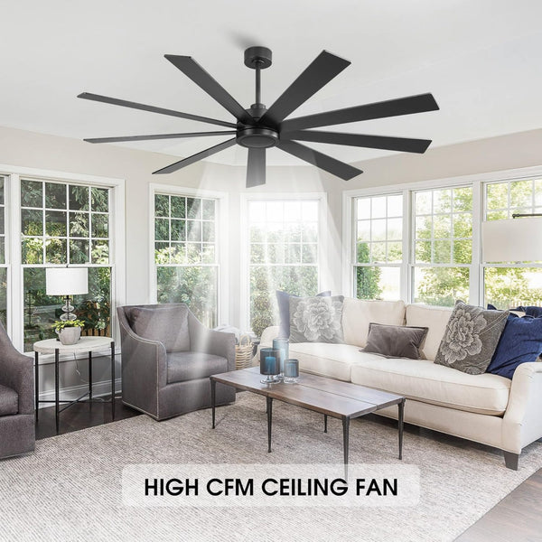 Solara | 72’’ Wood Blades Ceiling Fan