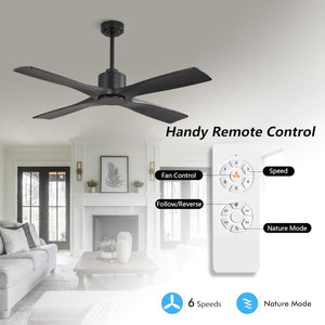 Serenity Air| 54" Wood Blades Ceiling Fan
