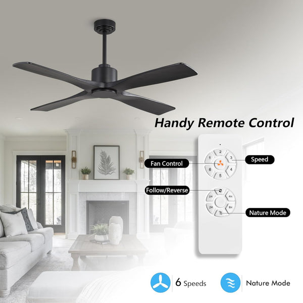 Serenity Air| 54" Wood Blades Ceiling Fan