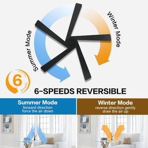 Zephyr Breeze | 54" Wood Blades Ceiling Fan