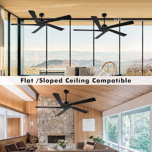 Zephyr Breeze | 54" Wood Blades Ceiling Fan