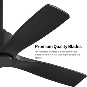 Serenity Air| 54" Wood Blades Ceiling Fan