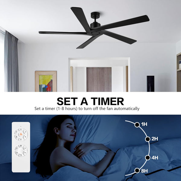 Zephyr Breeze | 54" Wood Blades Ceiling Fan
