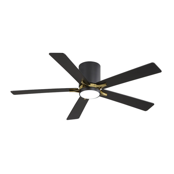 Lustra | 48’’ Flush Mount Wood Blades Ceiling Fan with Light