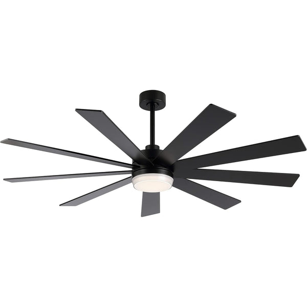 Solara | 72" Wood Ceiling Fan with Light