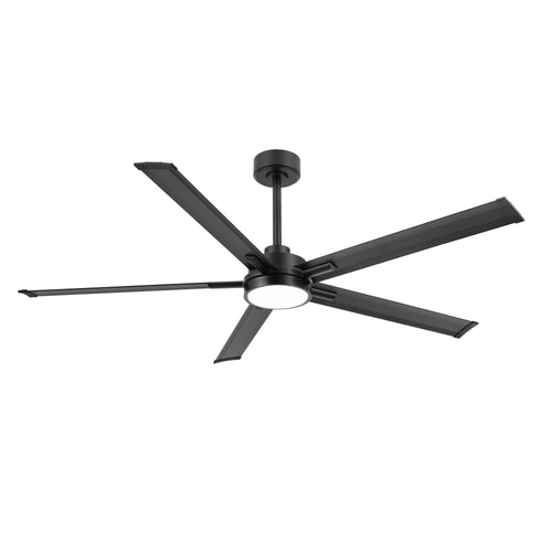 Strato | 60’’ Smart Aluminum Blades Ceiling Fan with Light