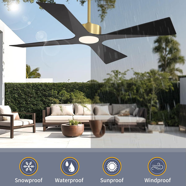 SkyBlade | 54" ABS Waterproof Ceiling Fan with Light
