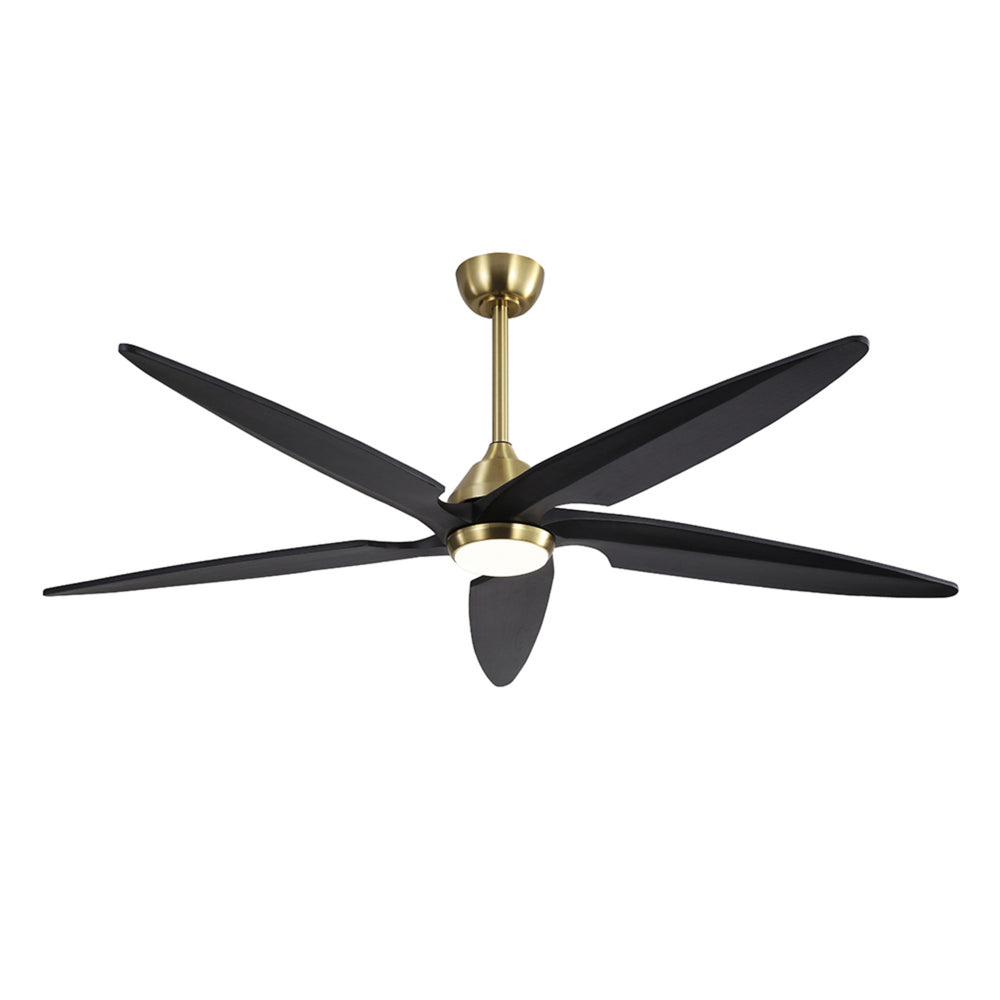 Carvo | 54’’ Wood Blades Ceiling Fan with Light