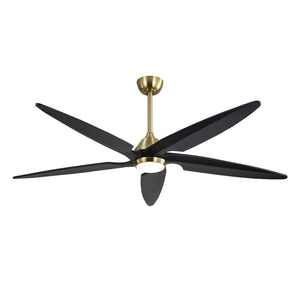 Carvo | 54’’ Wood Blades Ceiling Fan with Light