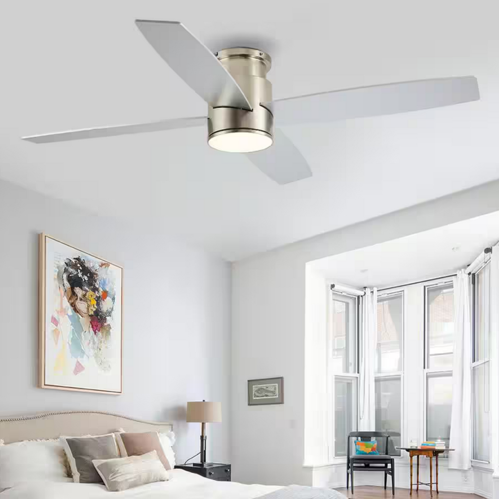 Reveria | 44" Flush Mount Ceiling Fan With Light