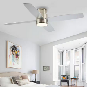 Reveria | 44" Flush Mount Ceiling Fan With Light