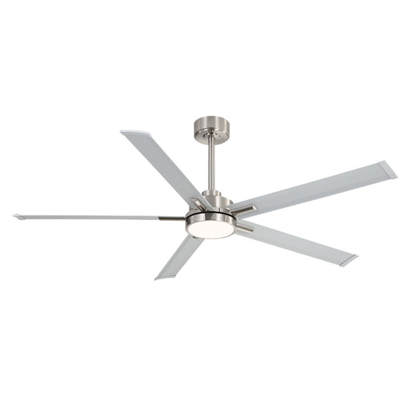 Strato | 60’’ Smart Aluminum Blades Ceiling Fan with Light