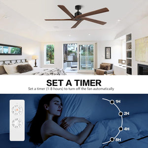 Zephyr Breeze | 72" Wood Blades Ceiling Fan