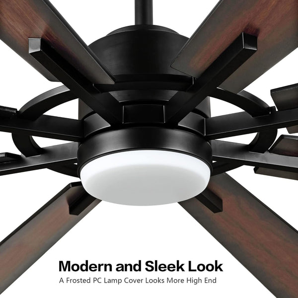 TimberGale | 72" Wood Blades Ceiling Fan with Light