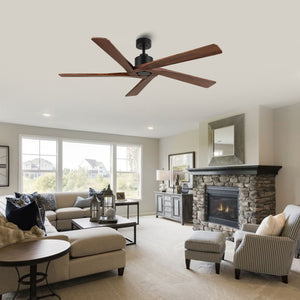 Zephyr Breeze | 72" Wood Blades Ceiling Fan