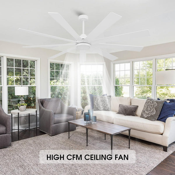 Solara | 65’’  Wood Blades Ceiling Fan