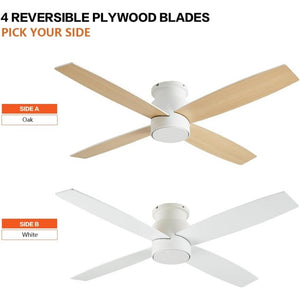 Reveria | 52" Flush Mount Ceiling Fan
