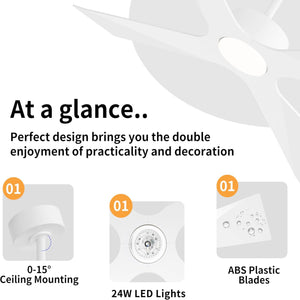 SkyBlade | 64" ABS Waterproof Ceiling Fan with Light