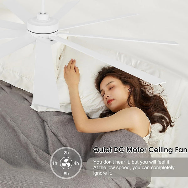 Solara | 65’’  Wood Blades Ceiling Fan
