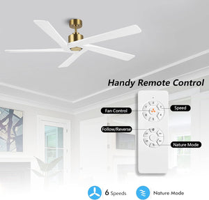Zephyr Breeze | 64" Wood Blades Ceiling Fan